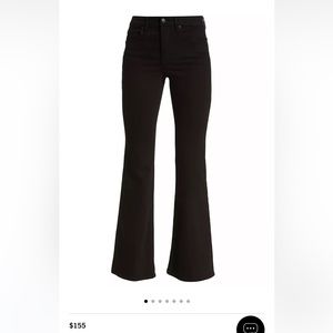 Good American Good Flare Black Jeans